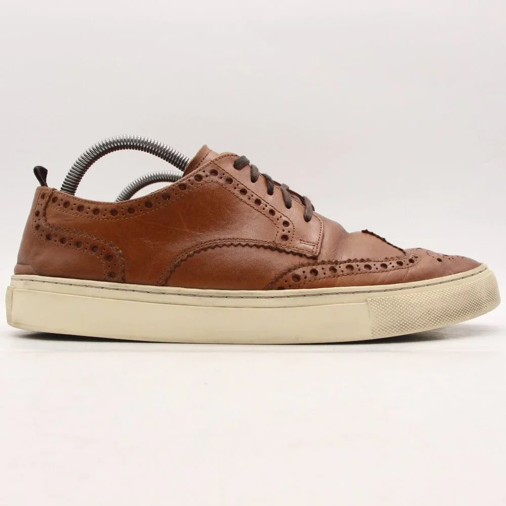 Cole Haan Men's Size 9 M Winslow Wingtip Brown Leather Sneaker Casual Shoe 35600